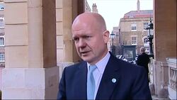 Foreign ministers of the Friends of Syria "core group" arrive for talks Instructional Video