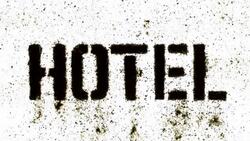 hotel sign Stock Footage