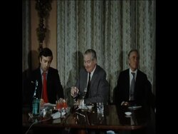 UPITN 7 7 75 CALLAGHAN PRESS CONFERENCE News Clip