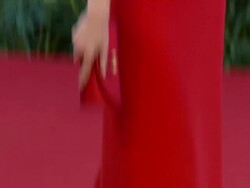 Carolina Bing at the The Tempest Premiere/Closing Night Red Carpet: 67th Venice Film Festival at Venice . (Footage by WireImage Video/GettyImages) Stock Footage