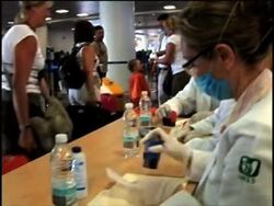 Tourists caught up in efforts to slow flu outbreak News Clip