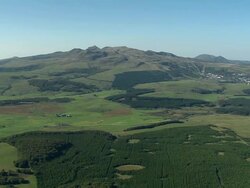 AERIAL, Puy de Sancy, Auvergne, France Stock Footage