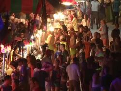 Full Moon Party - Ko Phangan, Thailand Stock Footage