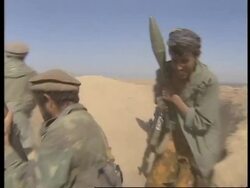 On patrol with Northern Alliance soldiers near Tajik border. Instructional Video