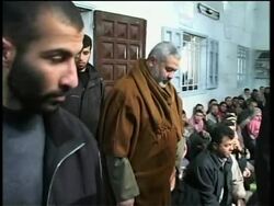 Hamas prayers, leaders, march, Abbas, Carter Instructional Video