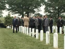 CLEAN:Afghan president honors American war dead News Clip