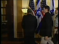 US Sec of State meets Israeli defence minister Barak News Clip