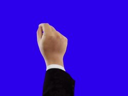 businessman hand, touch screen gestures Stock Footage