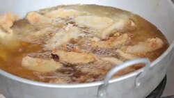banana fried Stock Footage