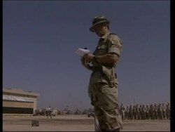 US marines hand over to Spanish brigade News Clip
