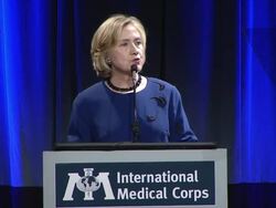 SPEECH - Hillary Rodham Clinton part 2 at International Media Corps' 2013 Annual Awards Celebration Stock Footage