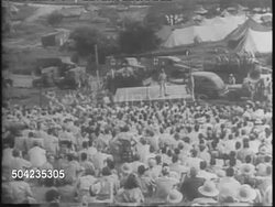 Joe E Brown Entertains Troops News Clip