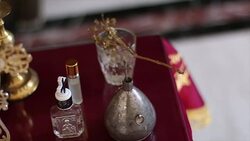 Baptism Paraphernalia Stock Footage