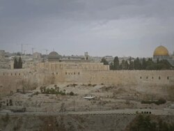 Old City Jerusalem Stock Footage