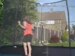 Jumping for Joy! Stock Footage