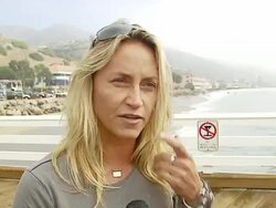 A Day At The Beach Paddle Out Protest Stock Footage