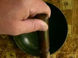 HD 1080i Tibetan Prayer Bells with Sound 2 Stock Footage