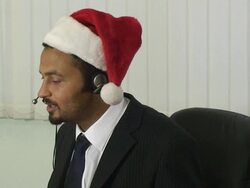 Xmas Call Stock Footage