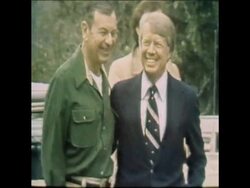 SYND 18 11 76 DEMOCRATS MEET WITH JIMMY CARTER AT PLAINS GEORGIA News Clip