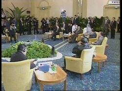 SINGAPORE: LEADERS MEETINGS AT ASEAN News Clip