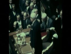 SYND 3-4-73 OPENING OF FRANCE'S NEW LEGISLATURE Instructional Video