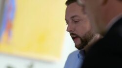 Small business owner meets with financial advisor in restaurant Stock Footage