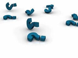 raining questions Stock Footage