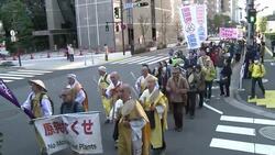 CLEAN : Japanese rally against nuclear power News Clip