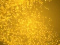 Golden glowing dust Stock Footage