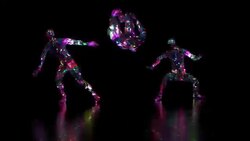 Three break dancers Stock Footage