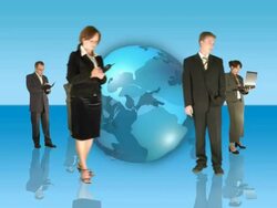 loopable business people series Stock Footage