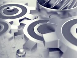 mechanism at constant movement Stock Footage