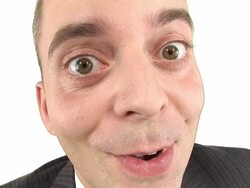 HD: Aroused Businessman Stock Footage