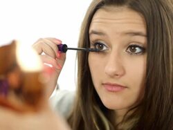 Make-up Stock Footage