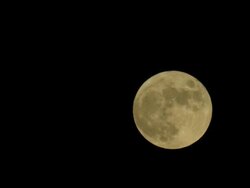 Full moon time lapse over mountain Stock Footage