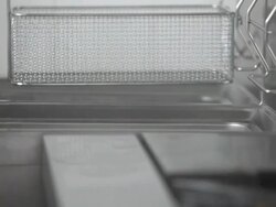 Close up shot of a woman frying cods Stock Footage