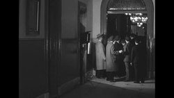 Reporters burst out of NJ Gov. Harold Hoffman's office upon hearing that Bruno Hauptmann's execution is over News Clip