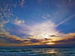 Grand sunset Stock Footage