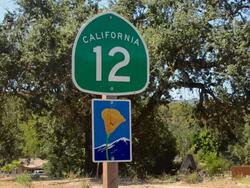 MS Shot of California 12 road scenic route wine country / Napa Valley, California, United States Stock Footage