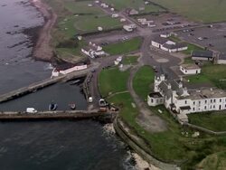 John O'Groats - Duncansby Head Stock Footage