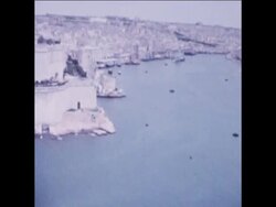 SYND 18-1-72 ROYAL NAVY SHIPS HMS BLAKE AND HMS BULWARK EVACUATE TROOPS News Clip