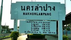 Nakhon Lampang Railway Station Stock Footage