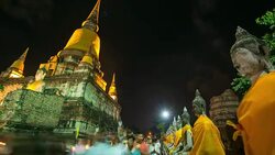 Buddha day Stock Footage