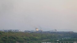 Factory smoke Stock Footage