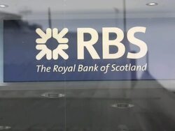 General Views Of Royal Bank Of Scotland Branch Stock Footage