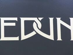 EDUN CLOTHING: Design logos Stock Footage