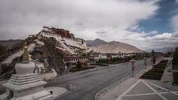 Potala Palace of Lasa China Stock Footage