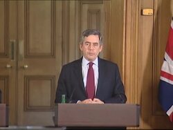 Israeli PM and Gordon Brown give joint news conference News Clip