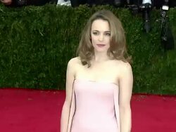 Rachel McAdams at 'Charles James: Beyond Fashion' Costume Institute Gala - Arrivals Stock Footage