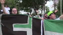 CLEAN : Chapeco Atletic fans march ahead of match News Clip